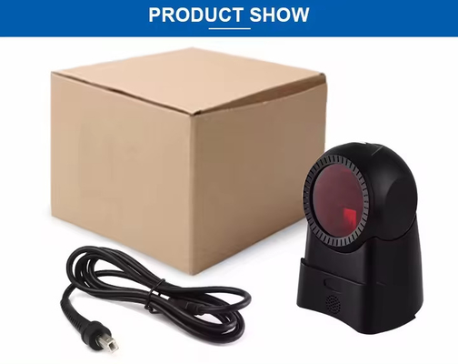 スーパーマーケット用のAuto Sense CMOS 1D/2Dデスクトップバーコードスキャナー